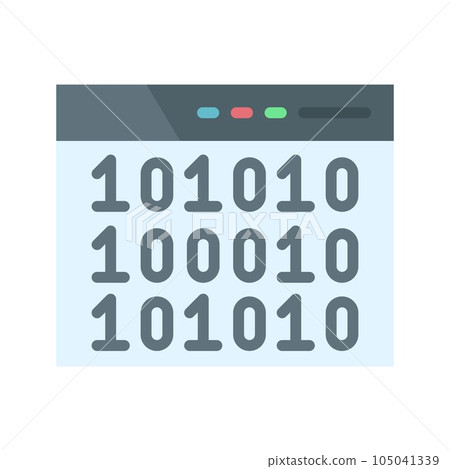 Binary Code Icon Image. Binary Code Icon Image. 105041339