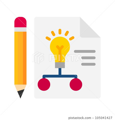 Agenda Icon Image. 105041427