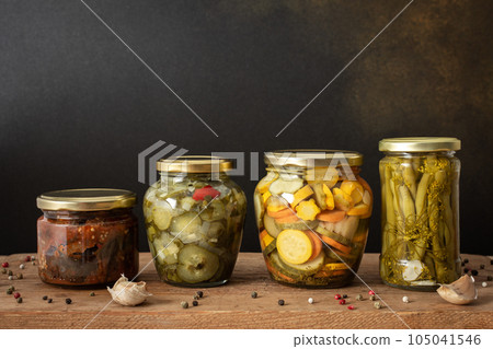 Pickled or fermented vegetables 105041546