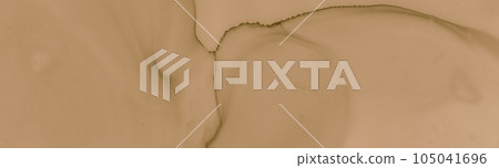 Beige Coffee Paint. Dirty Blots Texture. Antique 105041696