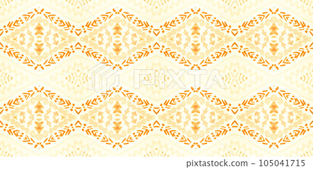Seamless peruvian pattern. Hand drawn aztec illustration. 105041715