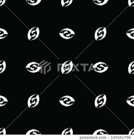 abstract seed design repetition arranged vertical and horizontal in one row; 105041796