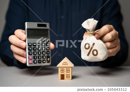 Calculate the value of your home on a loan. Utilities and services expenses. Taxes, home budget. Real estate valuation. Buying and selling. Building maintenance. Mortgage payments. Save money 105043312