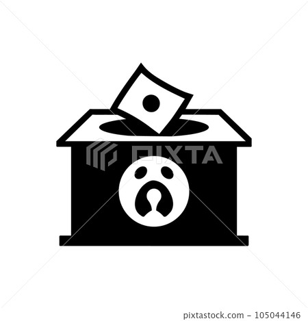Pet charity donation icon Pet charity donation icon 105044146