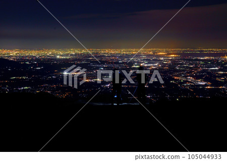 Night view from Mt. Ryugatake, Suzuka Night view from Mt. Ryugatake, Suzuka 105044933