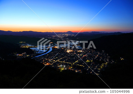 有子山城遺址的黃昏夜景 有子山城遺址的黃昏夜景 105044996