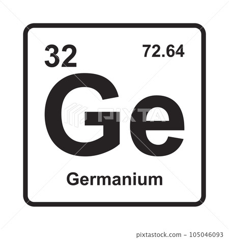 Germanium chemical element icon 105046093