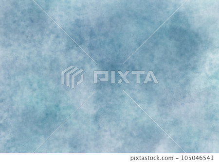 水彩紋理背景素材朦朧粗糙蒼白暗淡顏色藍色 105046541