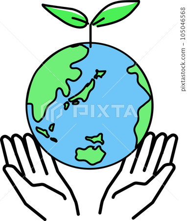 Hand holding the earth Environment_Eco_SDGs image Hand holding the earth Environment_Eco_SDGs image 105046568