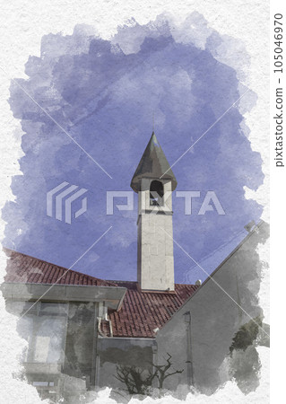 水彩風格廣島三好酒莊 廣島縣三好市 105046970