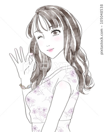 Female, lady, woman 105048538