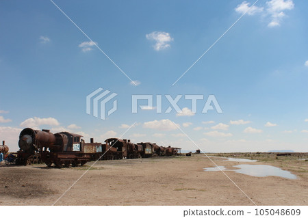 南美洲玻利維亞烏尤尼列車墓地② 南美洲玻利維亞烏尤尼列車墓地② 105048609
