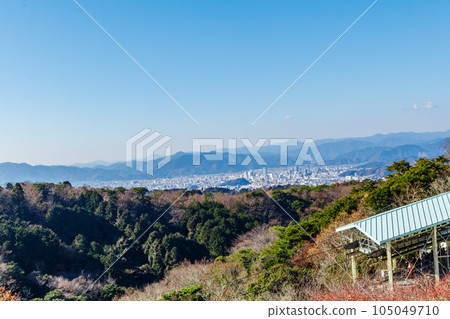 [Scenery of Shizuoka] View from Nihondaira (Shizuoka city area direction and Nihondaira Ropeway) 105049710