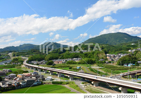 眺望龍神山、三星山、高尾山【和歌山縣田邊市】 105050931