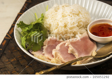 Chicken rice ethnic food Chicken rice ethnic food 105051292