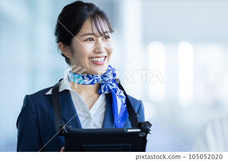 Airport ground staff guiding 105052020