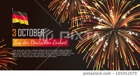 Germany independence day web banner 105052079