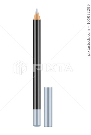 Black realistic eyeliner with cap. 105052299