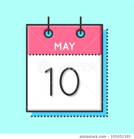 May Calendar Icon May Calendar Icon 105052395