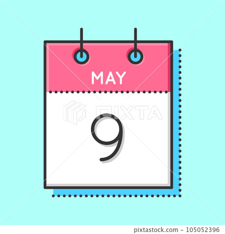 May Calendar Icon May Calendar Icon 105052396