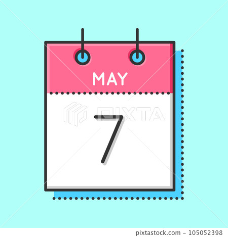 May Calendar Icon 105052398