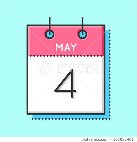 May Calendar Icon May Calendar Icon 105052401