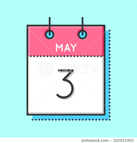 May Calendar Icon May Calendar Icon 105052402