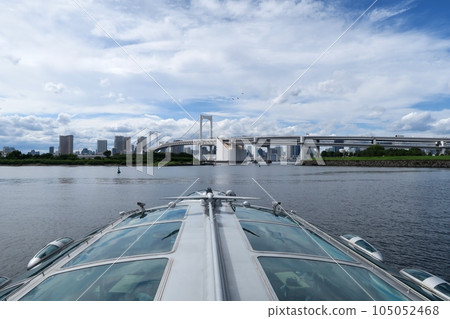 The view from Hotaluna by Tokyo Cruise heading for Sumida River in Tokyo, Japan. June 20, 2021 105052468