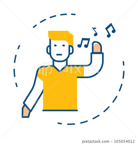 Bad hearing rehabilitation and treatment, prosthetics and otorhinolaryngology isolated icon Bad hearing rehabilitation and treatment, prosthetics and otorhinolaryngology isolated icon 105054012