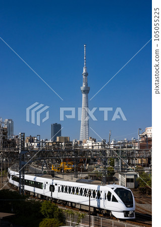 東武鐵道 Spacia X 和東京晴空塔 105055225