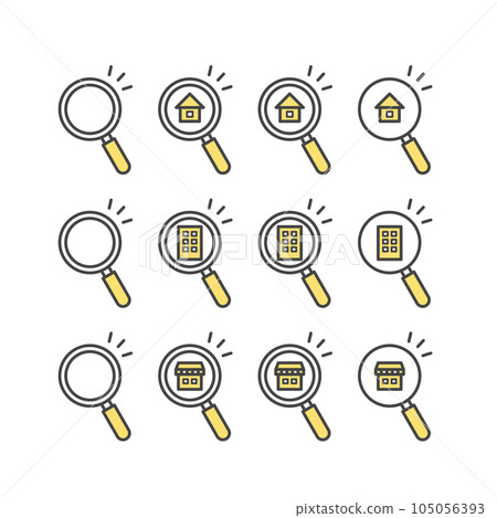 屬性搜索圖標集 105056393
