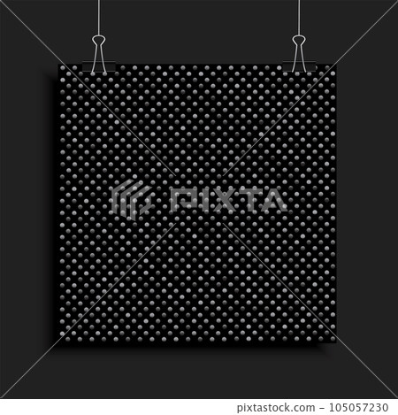 Poster from silver sequins, glitters or sparkles Poster from silver sequins, glitters or sparkles 105057230