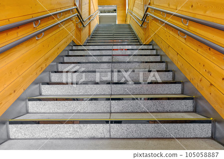 Modern mabla stairs with Stainless handrail Modern mabla stairs with Stainless handrail 105058887