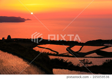 [山口縣]多哥Hat多梯田日落 105059536