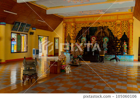 A Buddhist temple inside.   105060106