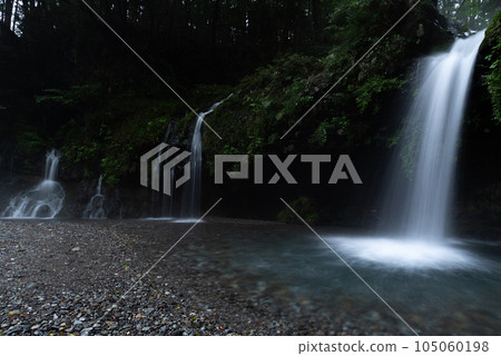 Beautiful waterfall Jinba Falls Beautiful waterfall Jinba Falls 105060198