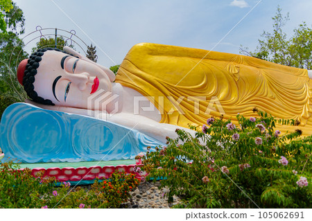 The sleeping Buddha. The sleeping Buddha. 105062691