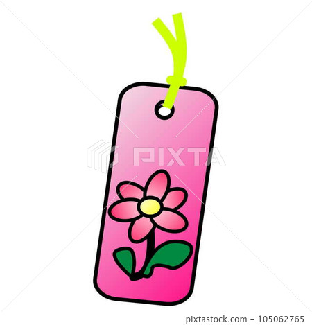 Bookmark illustration flower Bookmark illustration flower 105062765