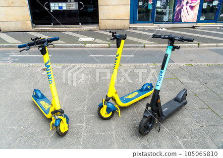 E-scooters by Wind Mobility and by Tier Mobility E-scooters by Wind Mobility and by Tier Mobility 105065810