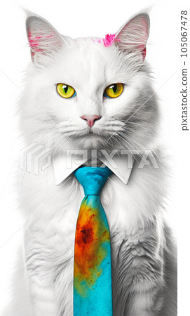 Cute cat in a suit Cute cat in a suit 105067478