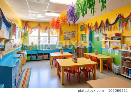 classroom, whimsical, d 105069211