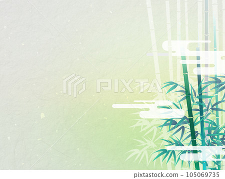 有竹葉和陰影的風景 105069735