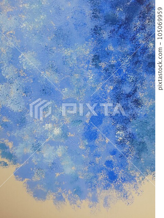 Blue paint texture material 105069959