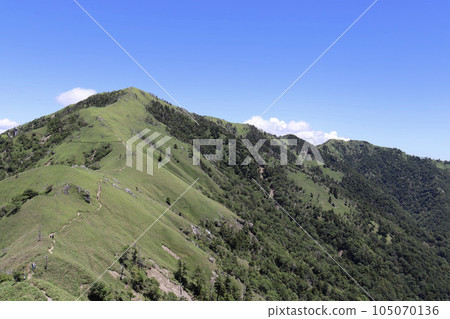 Mt.Tsurugi seen from the Jiro Oi side in Tokushima Prefecture Mt.Tsurugi seen from the Jiro Oi side in Tokushima Prefecture 105070136