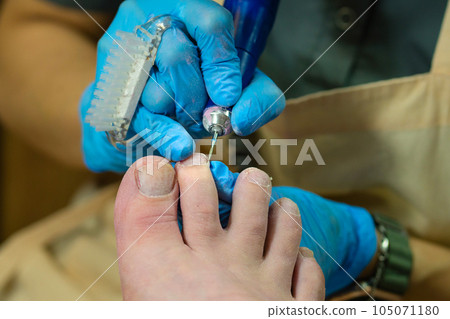 Process hardware pedicure. Process hardware pedicure. 105071180