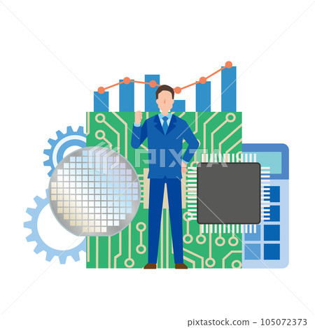 半導體製造商男性 105072373