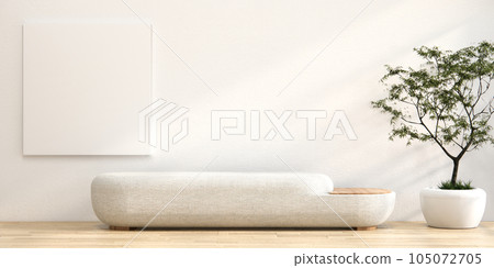 Sofa armchair on Living room empty japanese style. 105072705