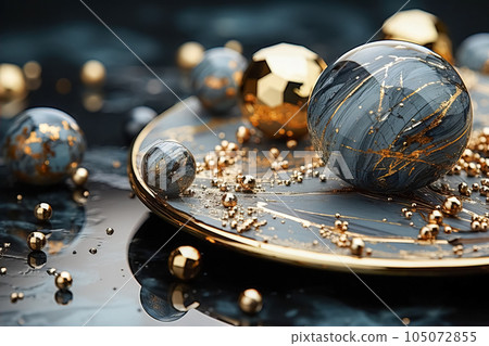 Podium stage for jewellery product presentation 105072855