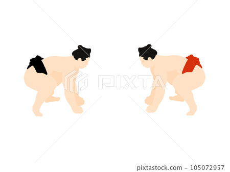 相撲 SUMOU 兩名相撲選手相互匹配 相撲 SUMOU 兩名相撲選手相互匹配 105072957