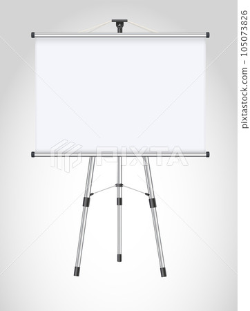 Horizontal screen for a projector or an advertising banner. Isolated on white background. Vector Horizontal screen for a projector or an advertising banner. Isolated on white background. Vector 105073826